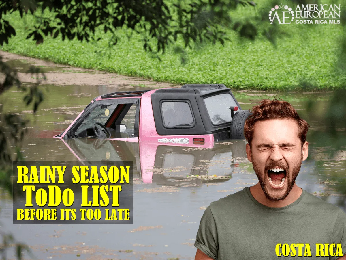Costa Rica Rainy Season ToDo List before it's too late